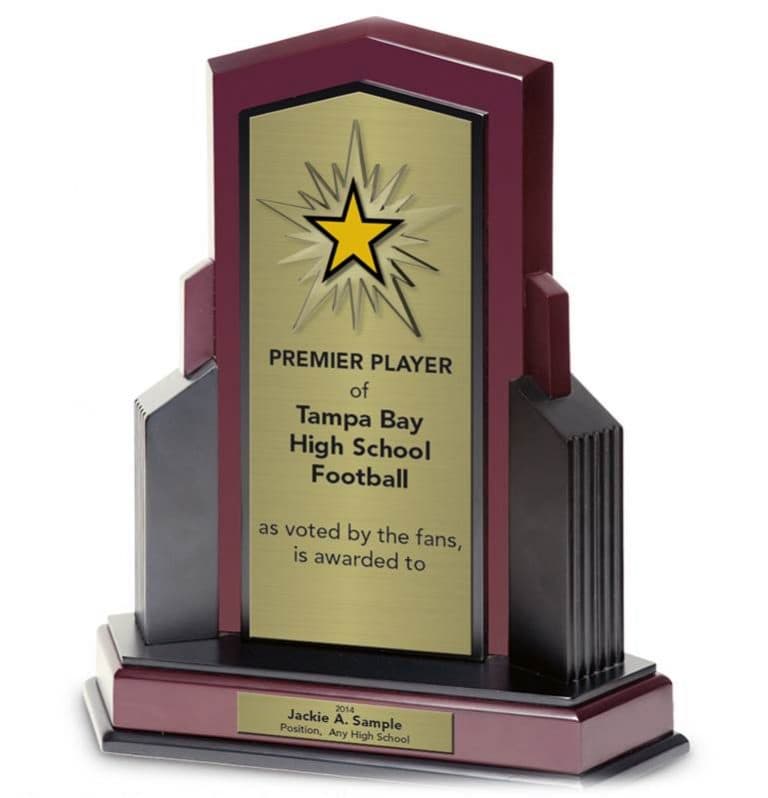 Premier Player of High School Football Trophy